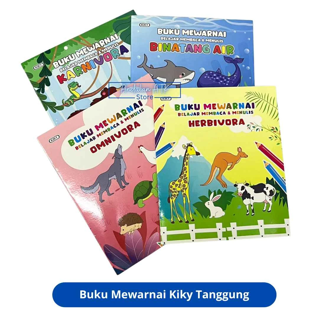 Buku Mewarnai Anak Kiky Tanggung / Coloring Book